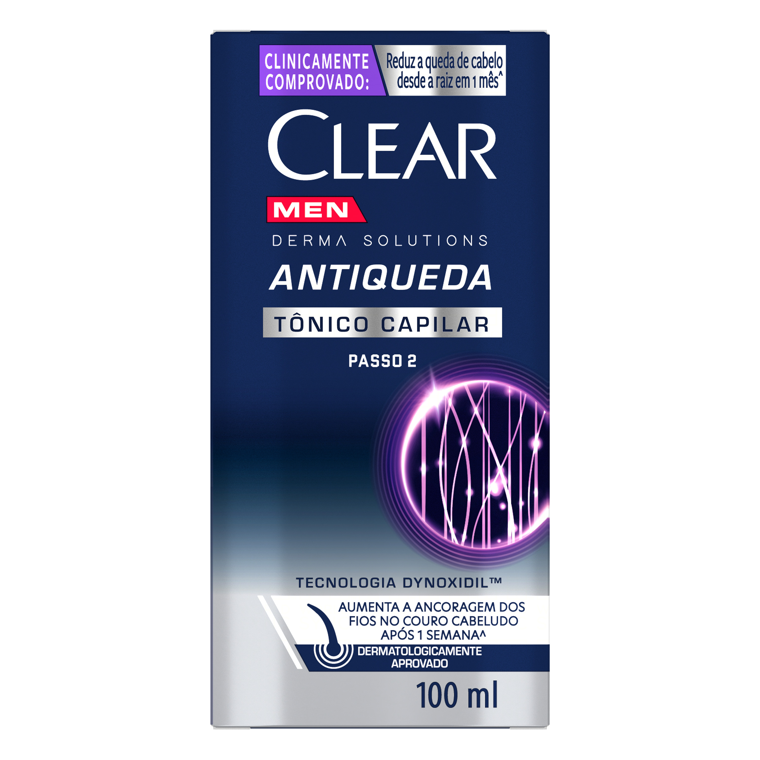 TONICO ANTIQUEDA CLEAR MEN DERMA SOL 100ML